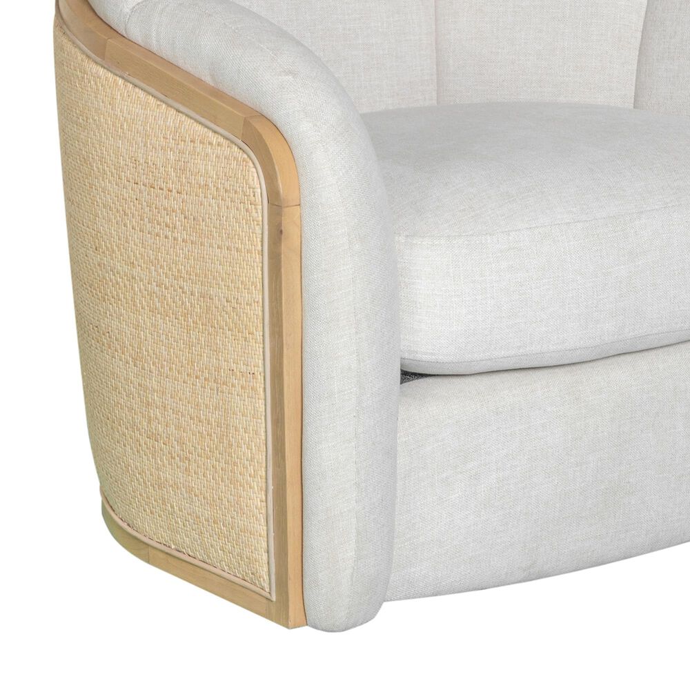 Blue River Violet Accent Chair in Soft Oat, , large