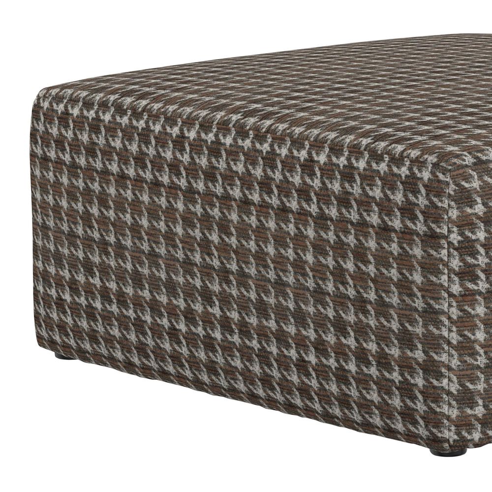 Hartsfield Livingston 40&quot; Square Cocktail Ottoman in Slate, , large