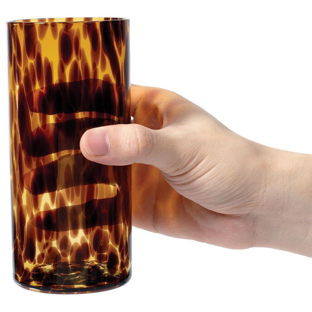 Gifts Plus 14.54 Oz Highball Glass in Tortoise (Set of 4), , large