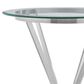 Blue River Naomi Bar Table in Brushed Stainless Steel, , large