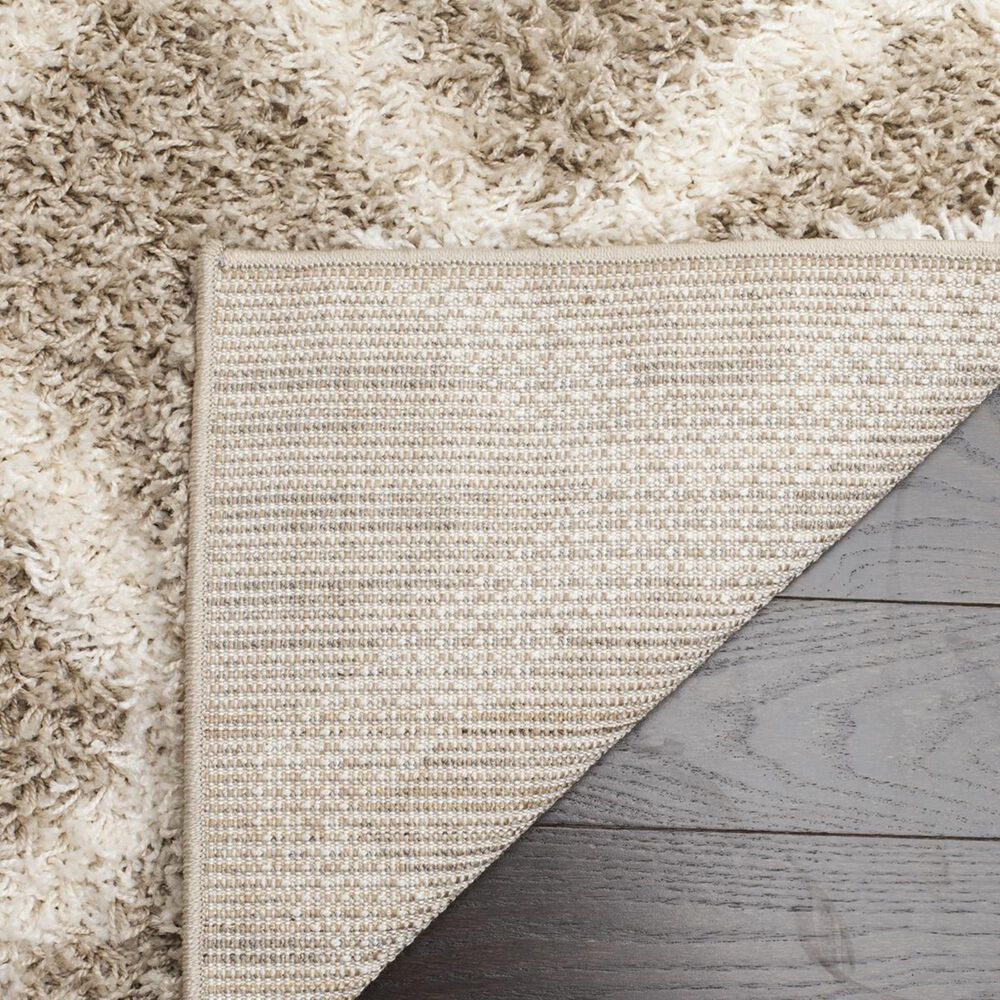 Safavieh Dallas Shag SGD258D-4 4&#39; x 6&#39; Beige/Ivory Area Rug, , large