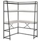 Furniture of America Darrel Desk in Black and Light Oak, , large