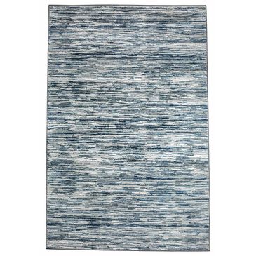 Radici USA Davide Striped 7"10" x 10"6" Blue Area Rug, , large