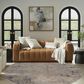 Nourison Rustic Textures Ivory, Grey and Slate Blue 7"10" Round Area Rug, , large