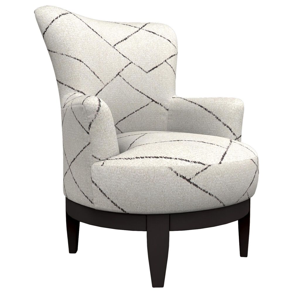 Best Home Furnishings Justine Swivel Chair in Parchment NFM