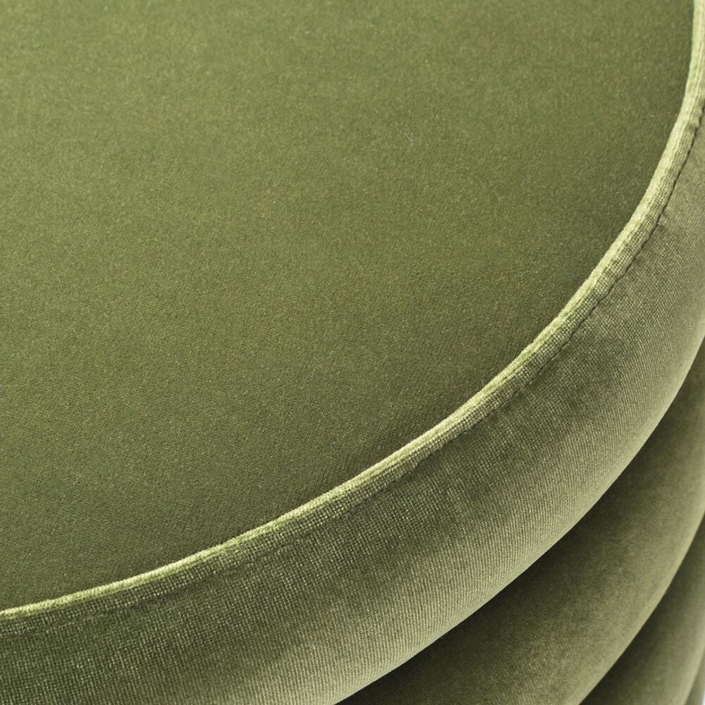 Jennifer Taylor Home Fuji Storage Ottoman in Olive Green, , large