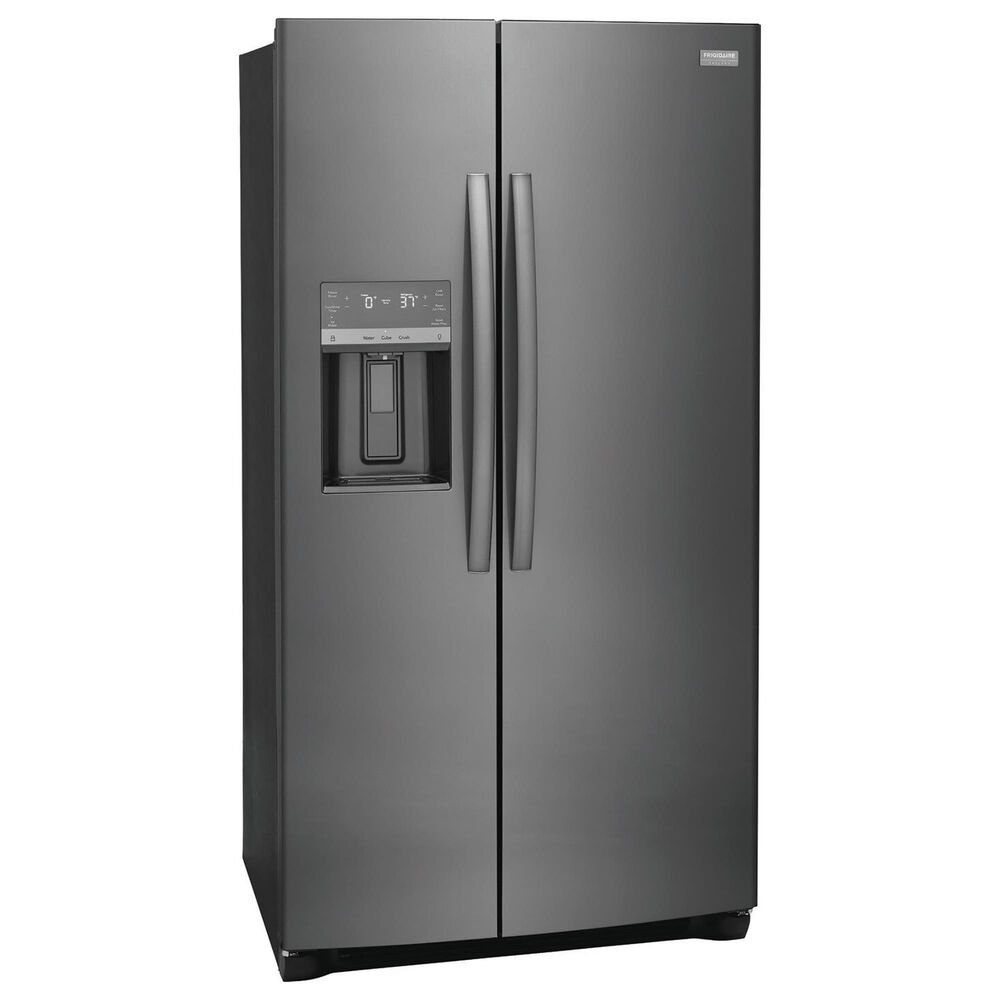 Frigidaire 25.6 Cu. Ft. Standard Depth Side-by-Side Refrigerator in Smudge Proof Black Stainless Steel, , large