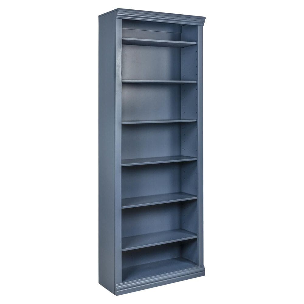 Cal-Baja Furniture 84" Bookcase in Tempo Blue, , large