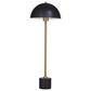 Maple and Jade Umbrella Style Table Lamp in Black and Gold, , large