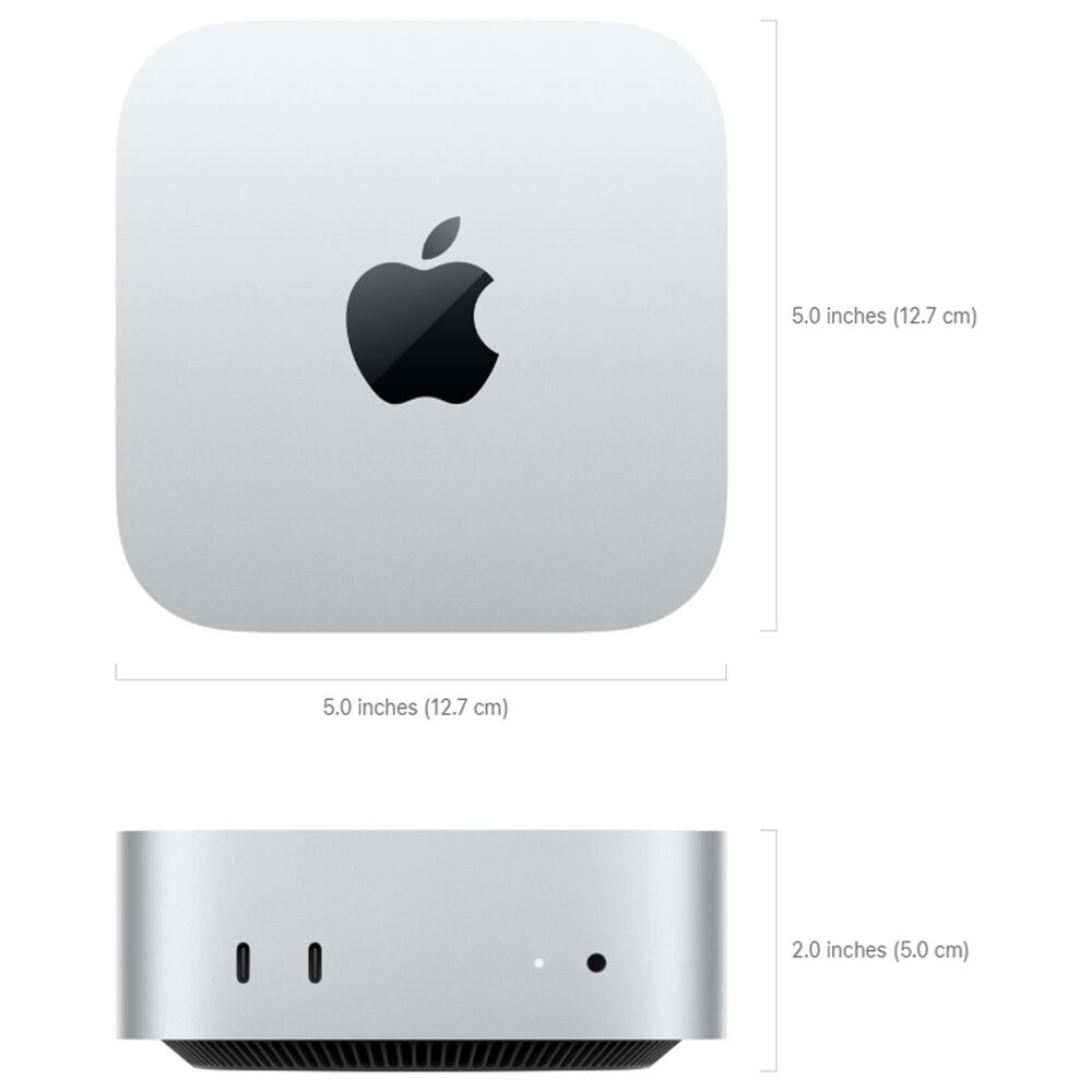 Apple Mac Mini Desktop - M4 Chip - 10 Core - 32GB RAM - 512GB SSD in Silver, , large