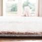 Safavieh Carousel CRK153 5"3" Square Pink and Ivory Kids Area Rug, , large