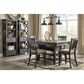 Ashley Tyler Creek 3-Shelf Display Cabinet in Antique Black and Gray, , large