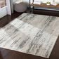 Surya Aisha 6"7" x 9"6" Gray, Charcoal, Light Gray and Off-White Area Rug, , large
