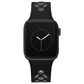 WITHit Silicone Sport Band for 42/44/45mm Apple Watch Series 1-7 in Black and Gray, , large