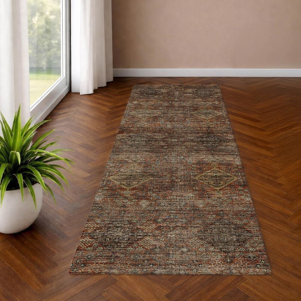 Dalyn Rug Company Aristo Paprika 2'3" x 7'6" Area Rug, , large