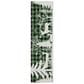 Dalyn Rug Company Wonderland WN32 2"3" x 7"6" Green Indoor/Outdoor Runner, , large