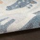 Nourison Astra Machine Washable 6"7" x 9" Ivory Kids Rug, , large