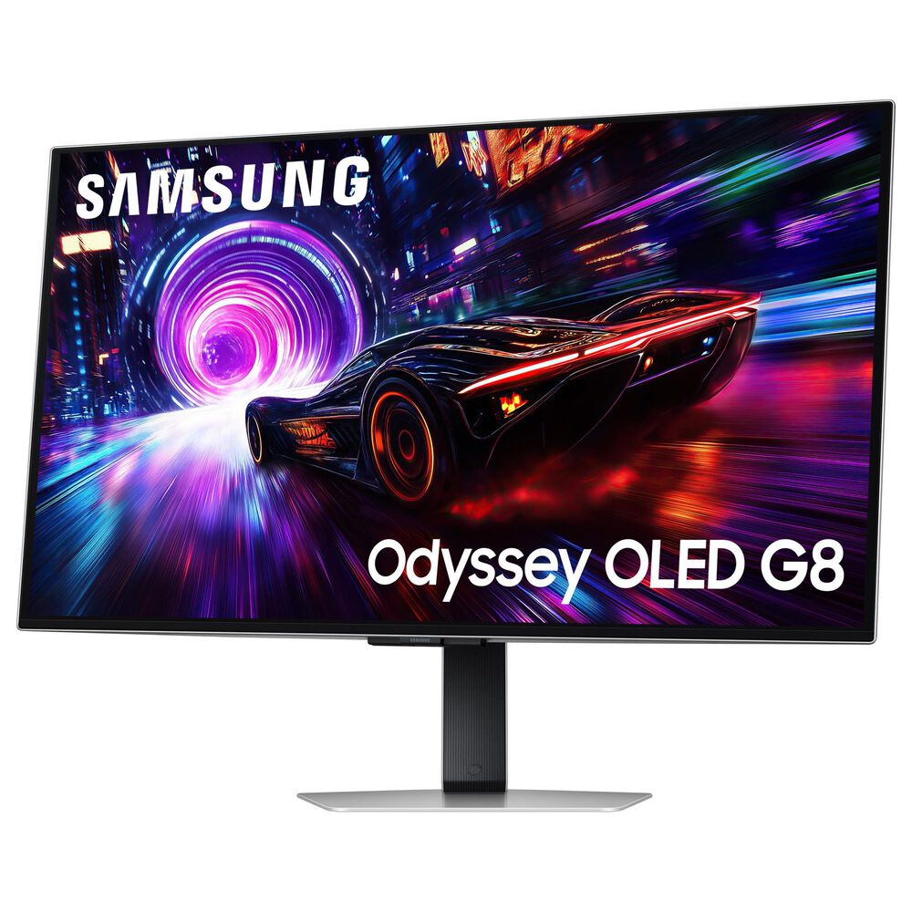 Samsung 32&quot; Odyssey OLED G8 G81SF UHD 4K 240Hz Gaming Monitor in Silver, , large
