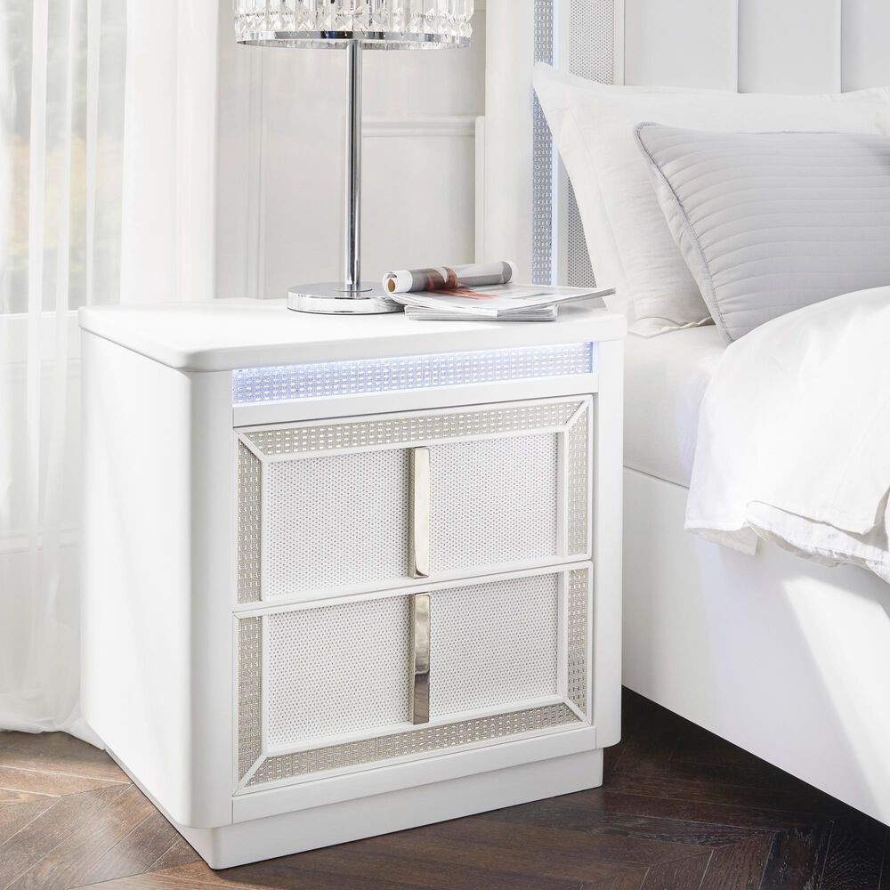 Millenium Chalanna 2-Drawer Nightstand in White, , large