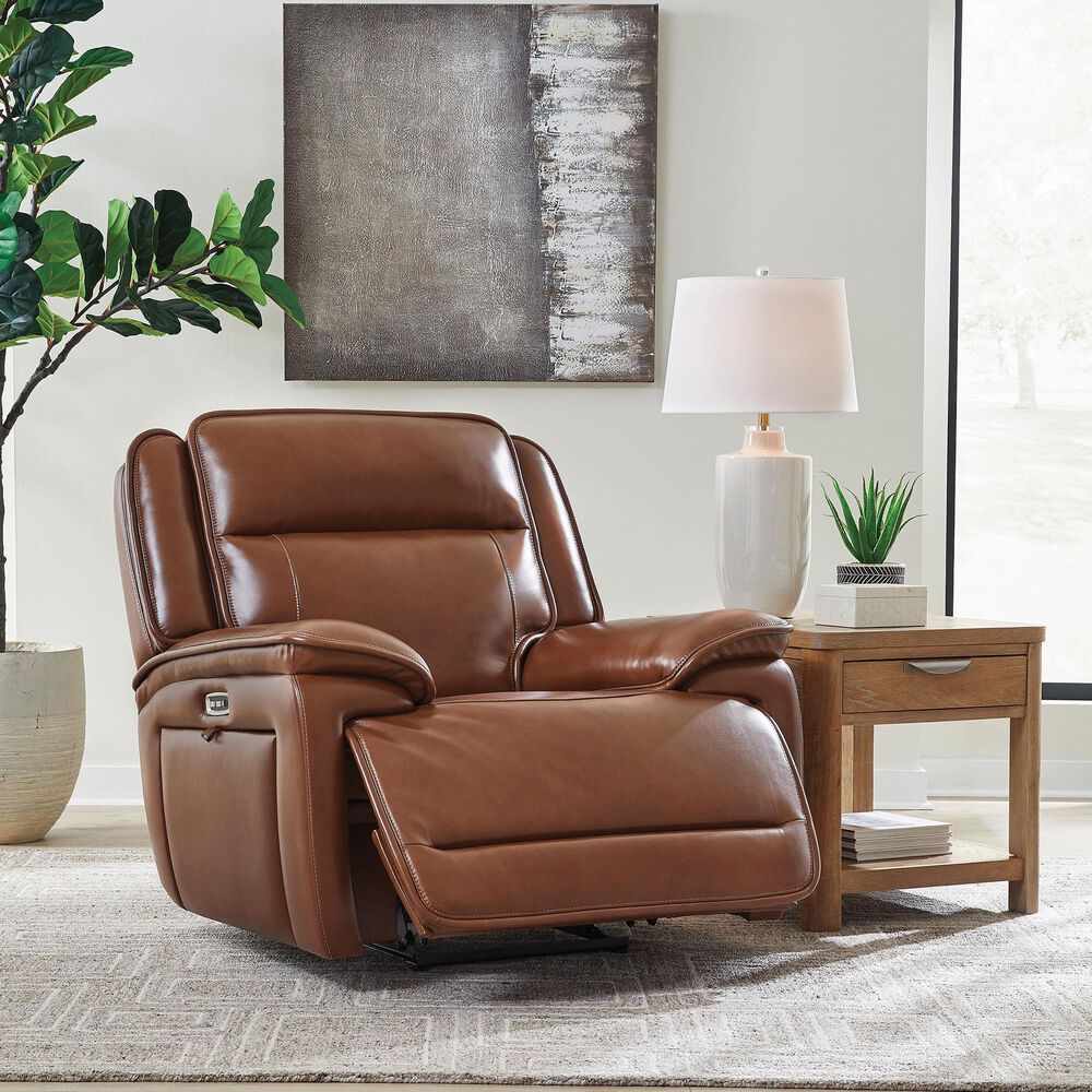 Ashley Healy Pier Power Recliner in Chocolate, , large
