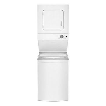 Whirlpool 1.5 Cu. Ft. Electric Stacked Laundry Center 6 Wash Cycles & AutoDry in White, , large