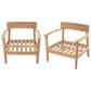 Hearth and Haven MallorcaOutdoor Club Chair in Beige (Set of 2), , large