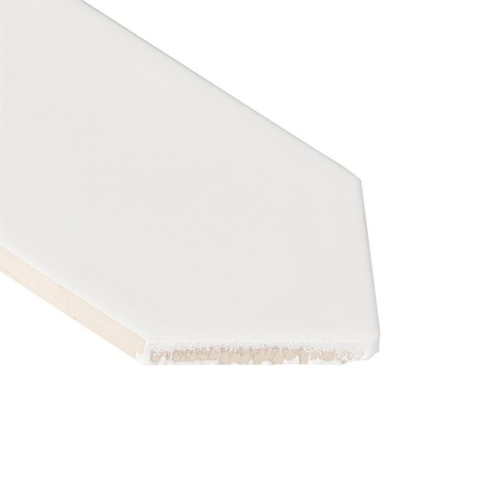 Soho Studio Clark White 2.6&quot; x 13&quot; Ceramic Tile, , large