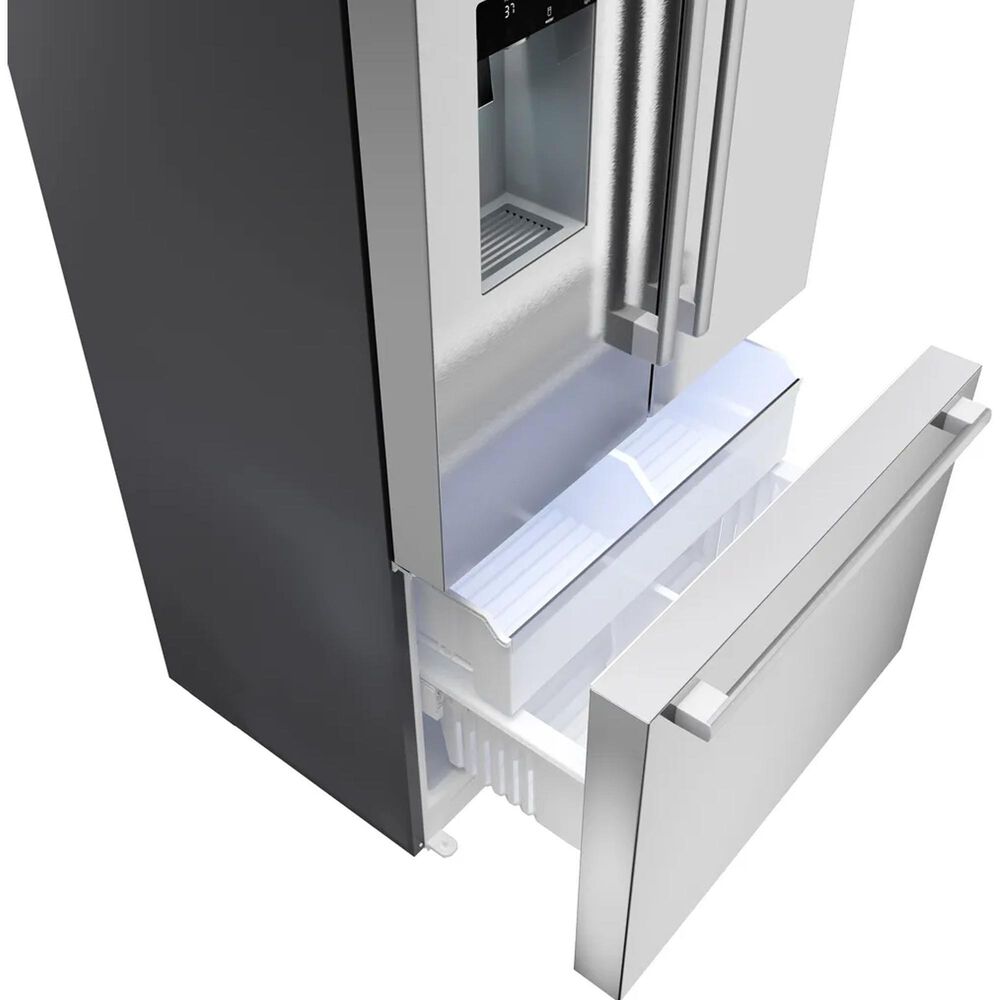Bosch 21.6 Cu. Ft. 500 Series French Door Bottom Mount Refrigerator in Stainless Steel, , large