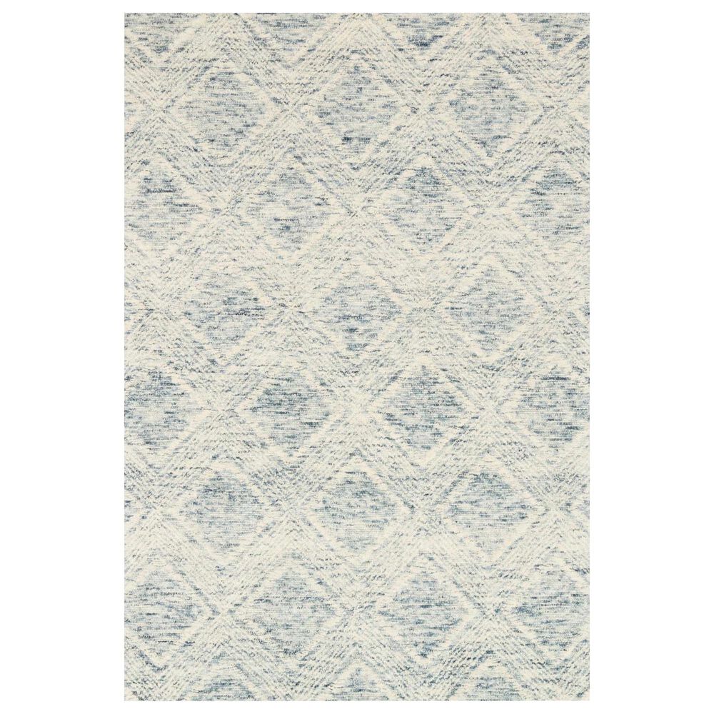 ED Ellen DeGeneres Crafted by Loloi Kopa KO-07 5" x 7"6" Denim and Ivory Area Rug, , large