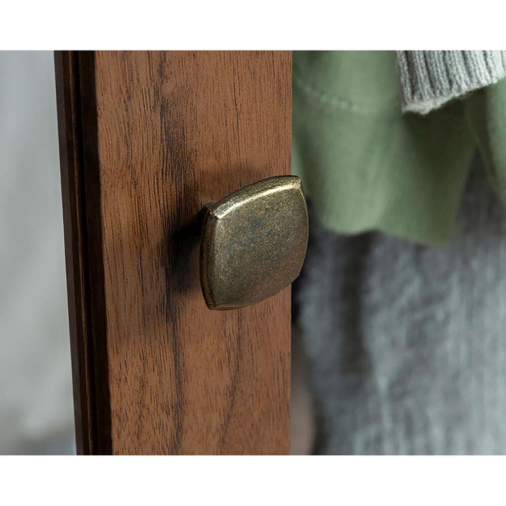 Sauder River Ranch Armoire with Mirror in Grand Walnut, , large