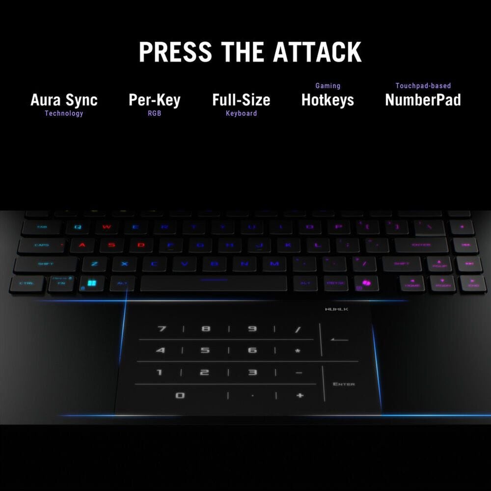 ASUS Strix Scar 16 G635LX 16" Gaming Laptop | Intel Core Ultra 9 275HX - 32GB RAM - NVIDIA GeForce RTX 5090 - 2TB SSD in Off Black, , large