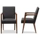 Baxton Studio Andrea Lounge Chair in Dark Grey (Set of 2), , large