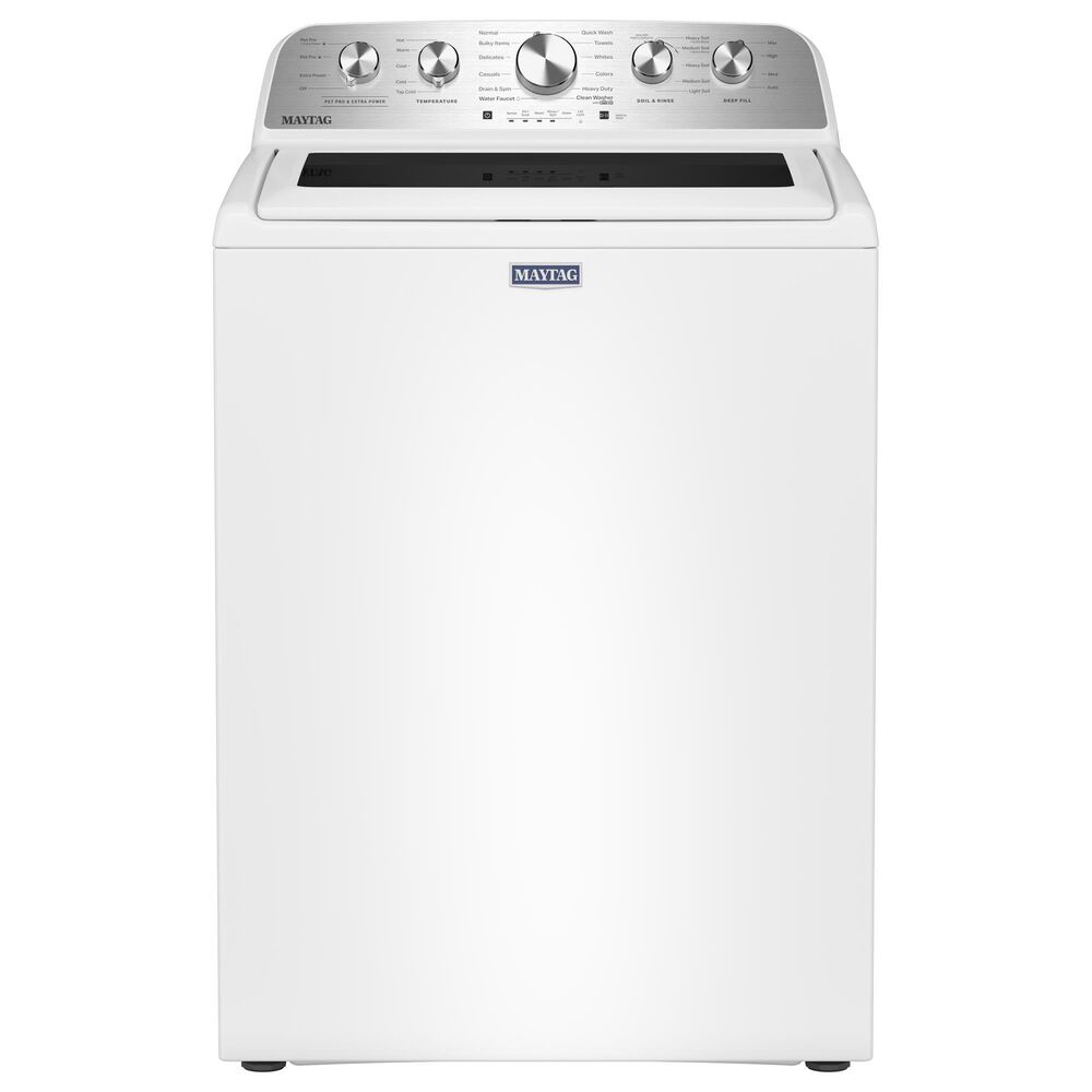 Maytag 4.7 Cu. Ft. Top Load Pet Pro Washer in White, , large