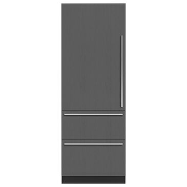 Sub Zero 15.6 Cu. Ft. Designer Left Hinge Over and Under Refrigerator-Freezer in Panel Ready, , large