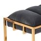 Southern Enterprises Harlyn Bench in Blue-Green/Brass, , large