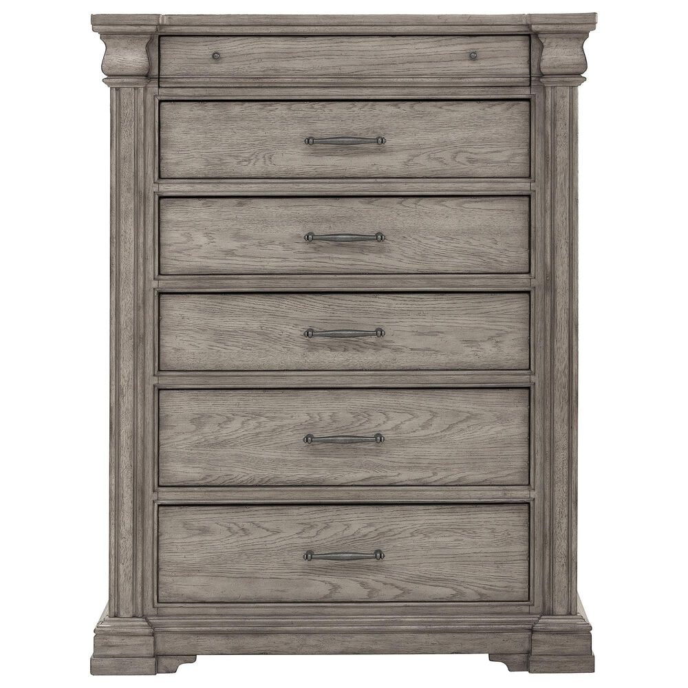 Chapel Hill Madison Ridge 5-Piece Queen Storage Bedroom Set in Bluff Gray, , large