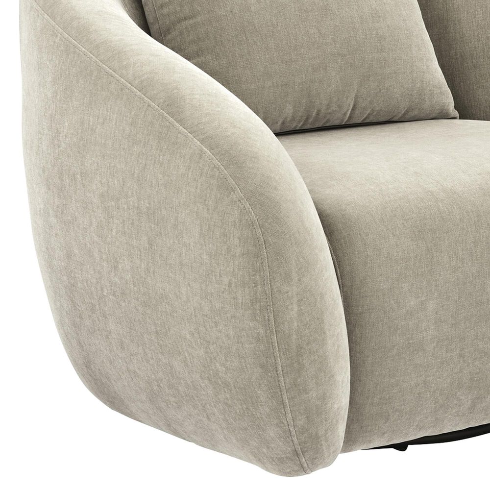 Ashley Yahya Swivel Accent Chair in Pebble, , large