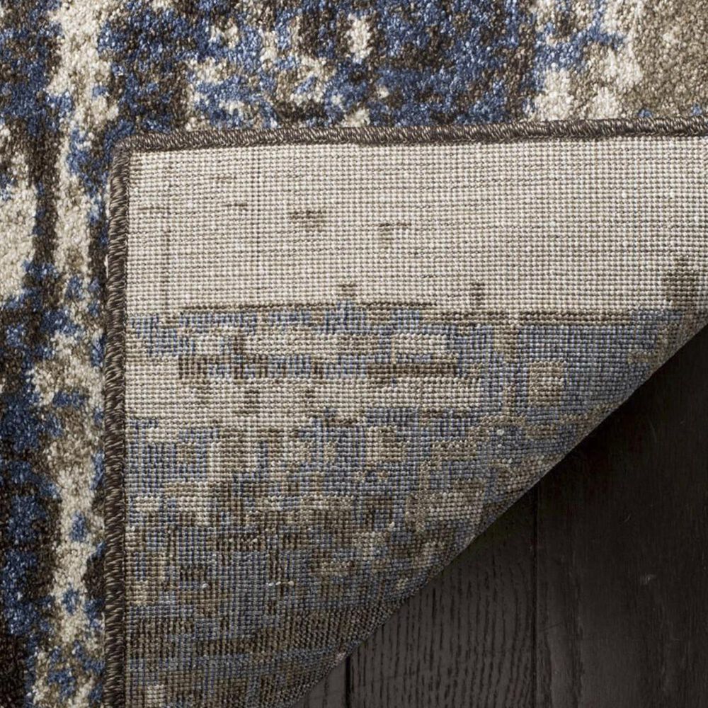 Safavieh Retro RET2138-1165 2&#39;3&quot; x 15&#39; Cream and Blue Runner, , large