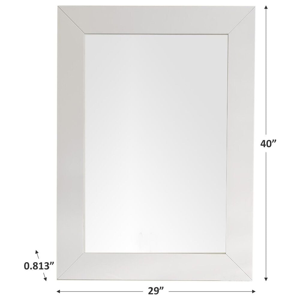 James Martin Weston 29&quot; Mirror in Bright White, , large