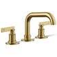 Kohler Castia Widespread Bathroom Sink Faucet in Vibrant Brushed Moderne Brass, , large