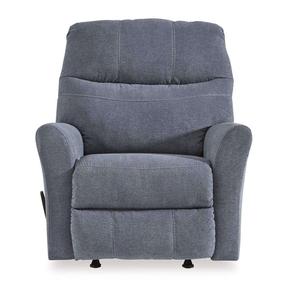 Ashley Marleton Manual Recliner in Denim, , large