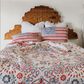Peking Handicraft Junk Gypsy 2-Piece Twin/Twin XL Quilt Set in Blue and Red, , large