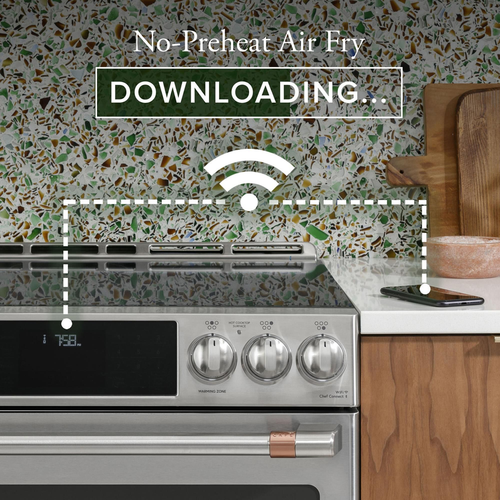 Cafe freestanding range outlet