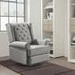 Eastern Shore Amelia Power Recliner Swivel Glider with USB Port in Charcoal Gray , , large