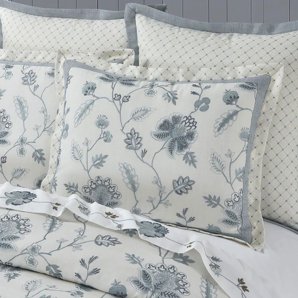 J. Queen New York Garden 4-Piece Queen Comforter Set in Blue, , large