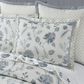 J. Queen New York Garden 4-Piece Queen Comforter Set in Blue, , large
