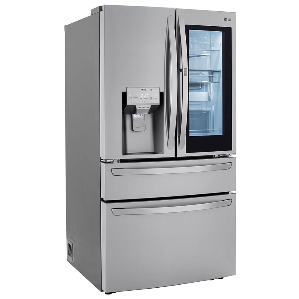 LG 23 Cu. Ft. Smart wi-fi Enabled InstaView Door-in-Door Counter-Depth Refrigerator w/ Craft Ice Maker - Stainless Steel, , large