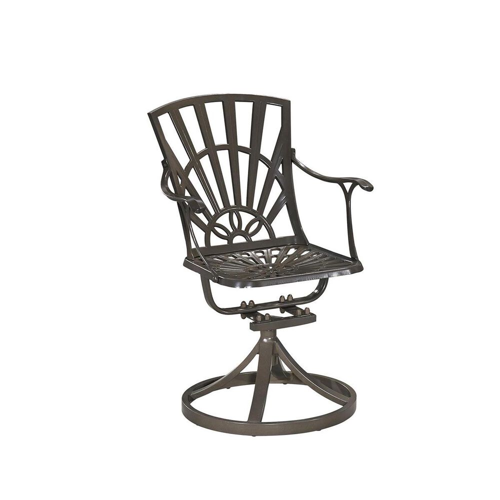 Home Styles Grenada Swivel Rocking Chair in Taupe, , large