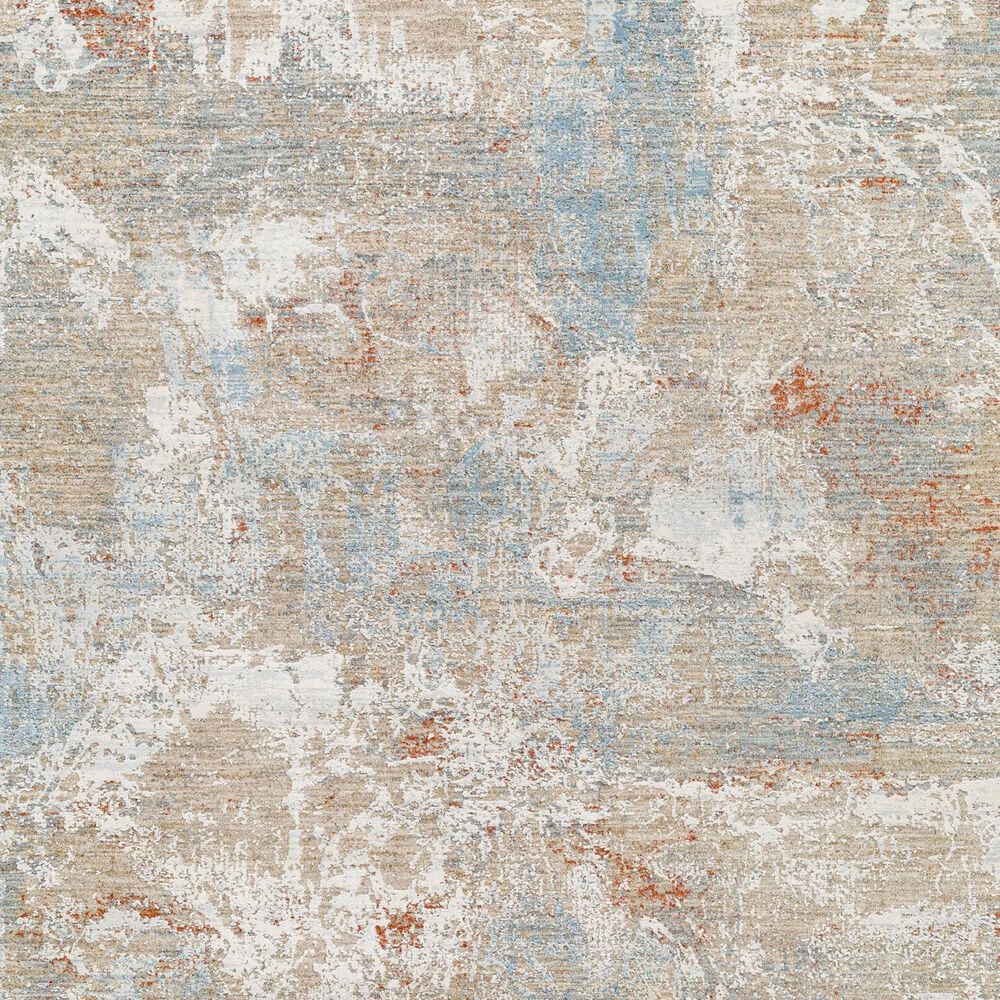 Surya Brunswick Taupe, Gray, Cream, Blue, Light Slate and Seafoam 10&#39; x 13&#39;11&quot; Area Rug, , large