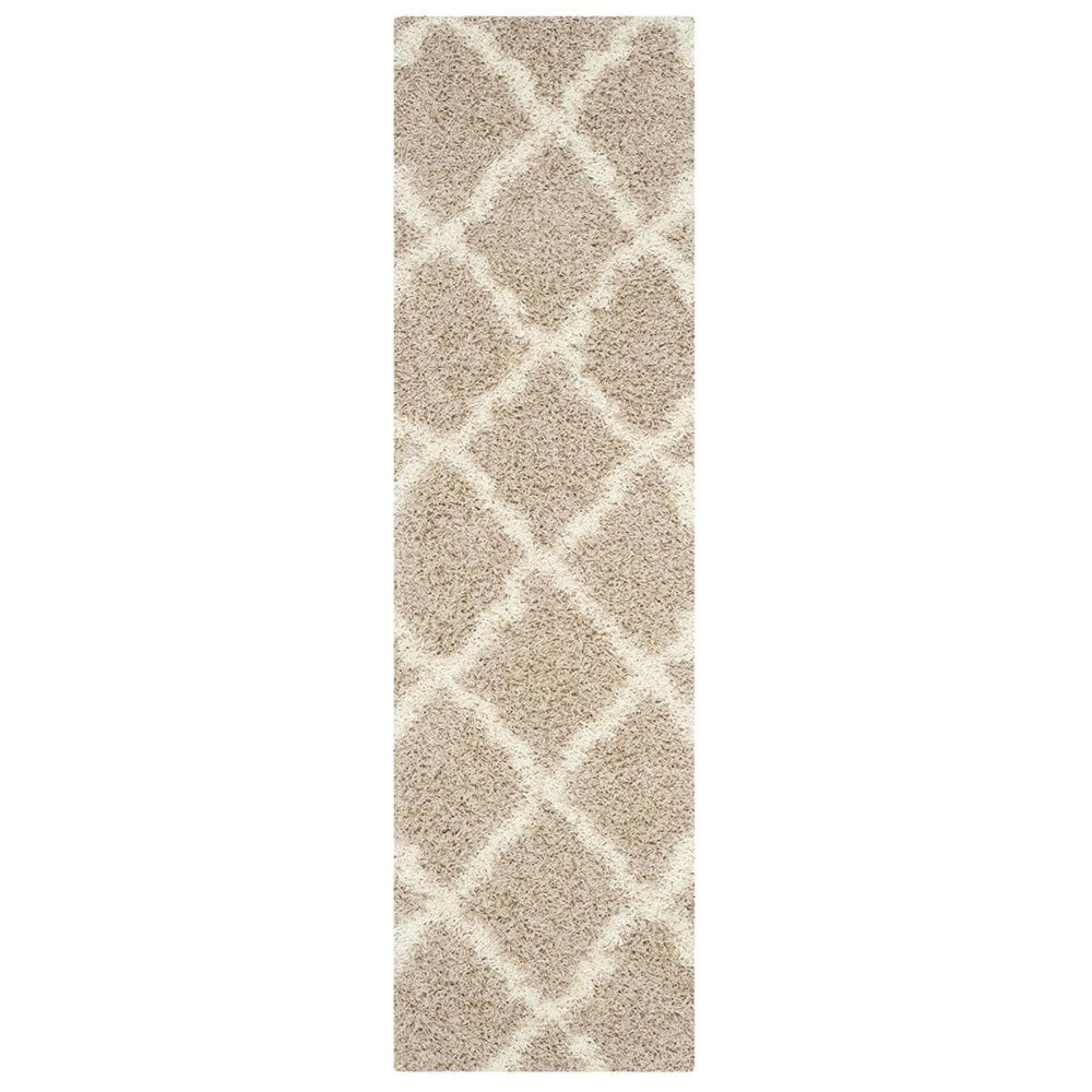 Safavieh Dallas Shag SGD257D-212 2&#39;3&quot; x 12&#39; Beige/Ivory Runner, , large